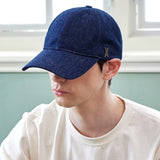 VA Stud Non Washing Denim Ball Cap / Indigo