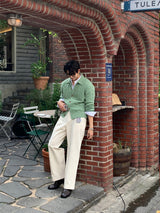 LMN Milan Cotton Pintuck Wide Pants (4 colors)