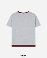 Clo Layered Buckle Short Sleeve T