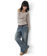 NC Low-Rise Wide Jeans