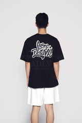 24FW グラフィティフォントロゴ 半袖Tシャツ（海外限定） ブラック