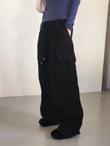 [MADE] Tonizen Pocket Cotton Banding Long Wide Cargo pants