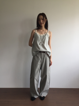 [SET]Mute Curved Pants + Belt