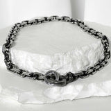 ss-ブラックラインオリジナルチェーンネックレス_10mm