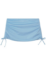 REVERSIBLE MINI SKIRT (SODA BLUE/LEOPARD)