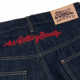 DCxRS ロゴエンブロイダリーローデニムパンツ