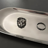 Surgical)Metallic Real Tree Bold Ring