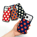【MADE】Sizzling dot Red iPhone case [Glossy Glass/Magsafe]