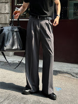 LMN オールデイピンタックビジョワイドスラックス (4 colors)