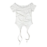 Stud off shirring T
