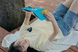 ハートロゴTシャツ - イエロー