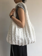 Shiri Ruffle Shopper Bag (2color)
