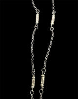 花 Silver lotus necklace