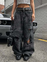 Rio camo damage back pocket balloon pants