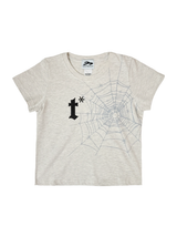 W Spider Web Tee in Ivory