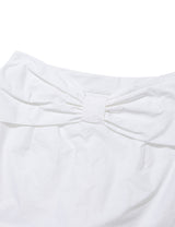 ジャイアント リボン スカートパンツ(WHITE)
