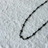 Matte Black Cross Necklace