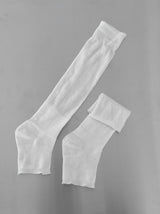 See-through long leg warmers