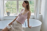 Tulip organza skirt_beige