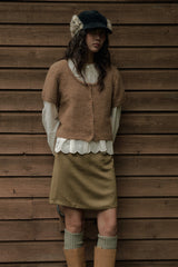 Olvera Satin Skirt [Olive]