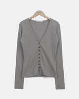 Dvain Lace Deep V-Neck Cardigan