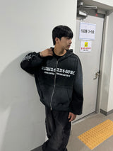 アテンションコットンフーディージップアップ