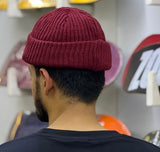 NEUE IDENTITY | CROOZ WOVEN BEANIE BURGUNDY