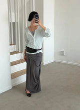 CURVE LINE SLIM SLEEVELESS