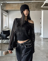 Reki Summer Square Mesh Knit