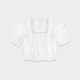 ブランクパフブラウス_ivory