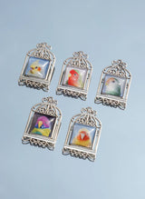 BIRDCAGE BROOCH (5 COLORS)