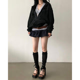 Chain Deep V Hoodie