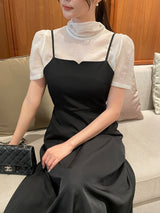 Kaz Notch Flare Bustier One Piece