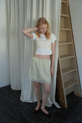 Layered bustier top_lace