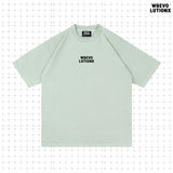 レインフォレストミントグリーンデニムウォッシュドヘビーウェイトTシャツ (Red-eyed Tree Frog)