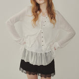 Signature Wave Linen Cardigan