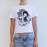 コージーキャットクロップtシャツ