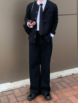 Tweed Collarless Jacket