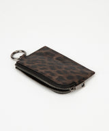 【MADE】ジッピーレザーウォレット [ black, leopard ]