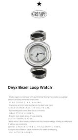 Onyx Bezel Loop Watch