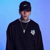 ペインティングボールキャップ / XXXY PAINTING BALL CAP-BLACK