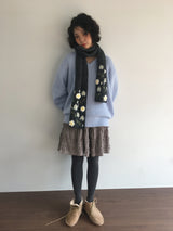 [MD Pick]ヒメウールタッチVネックニット