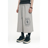 Big Emblem Bermuda Sweatpants - Grey
