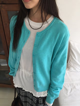 Engadin Round Cardigan (6Colors)