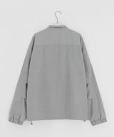 [unisex] カンボフウォッシュ加工オーバーボンバージャケット