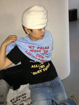 99 セミクロップドショートスリーブTシャツ(4c)