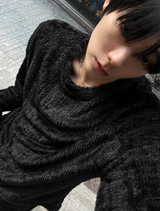 アンゴラモヘアニットロングスリーブ