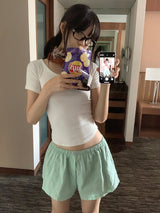 モダルUネックTシャツ (4C)