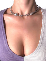 Cold Pearl Circuit Necklace