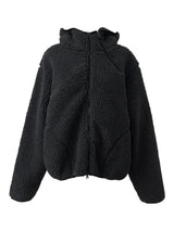 [unisex] sherpa hoodie fleece zip-up (2color)